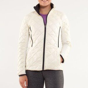 Lululemon Turn Around Quilted Jacket Cream